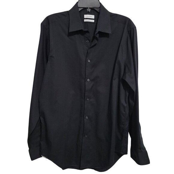 Calvin Klein Other - Calvin Klein Dress  Slim Fit Shirt Black Men Size 16